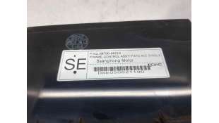 MANDO CLIMATIZADOR SSANGYONG REXTON (2004-) 2.7 XDI 163CV 2696CC - L.7804228 / 6870008510 2