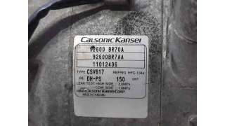 COMPRESOR AIRE ACONDICIONADO NISSAN QASHQAI / QASHQAI +2 I (2007-2013) 2.0 DCI 150CV 1995CC - L.7960816 / 92600BR70A