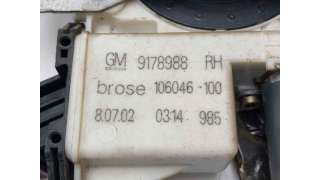 ELEVALUNAS DELANTERO DERECHO OPEL VECTRA C (2002-2004) 2.2 DTI 16V (F69) 125CV 2172CC - L.7961597 / 9178986