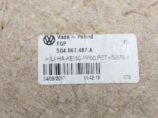 GUARNECIDO PUERTA TRASERA IZQUIERDA VOLKSWAGEN GOLF VII (2016-) 1.6 TDI 115CV 1598CC - L.7974870 / 5G4867487A