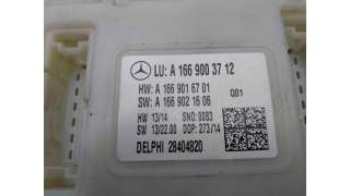 MODULO CONFORT MERCEDES-BENZ CLASE M (2011-2015) ML 350 BLUETEC 4-MATIC (166.024) 258CV 2987CC - L.7979629 / A1669003712