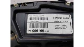 CUADRO INSTRUMENTOS CITROEN C-ELYSEE (2012-) 1.2 VTI 72 72CV 1199CC - L.7981904 / 9809616680