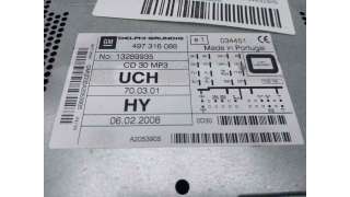 SISTEMA AUDIO / RADIO CD OPEL ZAFIRA B (2008-2015) 1.7 CDTI (M75) 110CV 1686CC - L.7991964 / 13289935
