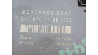 CENTRALITA CIERRE MERCEDES-BENZ CLASE E (2005-2008) E 320 CDI (211.022) 224CV 2987CC - L.8004223 / 2118701126
