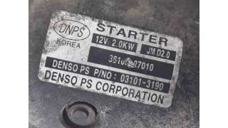 MOTOR ARRANQUE HYUNDAI SONATA V (2006-2010) 2.0 CRDI 140CV 1991CC - L.8014485 / 3610027010