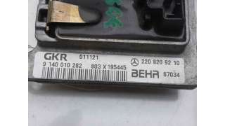 RESISTENCIA ELECTROVENTILADOR MERCEDES-BENZ CLASE M (1999-2005) ML 270 CDI (163.113) 163CV 2685CC - L.8016943 / 2208209210