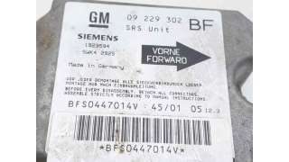 CENTRALITA AIRBAG OPEL ASTRA G FASTBACK (1999-2005) 2.0 DTI 16V (F08, F48) 101CV 1995CC - L.8031321 / 09229302
