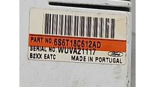 MANDO CLIMATIZADOR FORD FIESTA V (2001-2008) 1.4 TDCI 68CV 1399CC - L.8044354 / 6S6T18C612AD