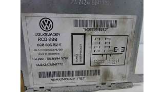 SISTEMA AUDIO / RADIO CD VOLKSWAGEN POLO  - M.586395 / 6Q0035152E