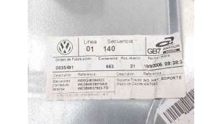 ELEVALUNAS TRASERO DERECHO VOLKSWAGEN POLO (2005-2009) 1.4 TDI 70CV 1422CC - L.8060865 / 6Q6839756
