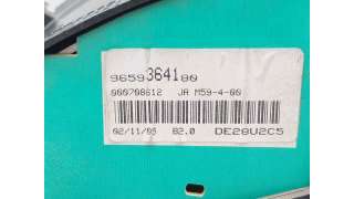 CUADRO INSTRUMENTOS CITROEN BERLINGO / BERLINGO FIRST LIMUSINA (1998-2005) 1.9 D (MFWJZ) 70CV 1868CC - L.8061981 / 96593641