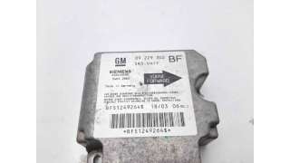 CENTRALITA AIRBAG OPEL ASTRA G FASTBACK (2000-2005) 1.7 DTI 16V (F08, F48) 75CV 1686CC - L.8065824 / 09229302