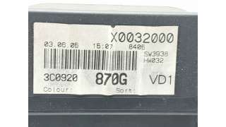 CUADRO INSTRUMENTOS VOLKSWAGEN PASSAT (2005-2010) 2.0 TDI 16V 140CV 1968CC - L.8071769 / 3C0920870G