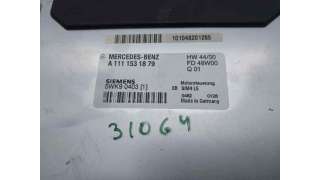 CENTRALITA MOTOR UCE MERCEDES-BENZ CLASE C COUPÉ (2001-2002) C 200 KOMPRESSOR (203.745) 163CV 1998CC - L.8091018 / A1111531