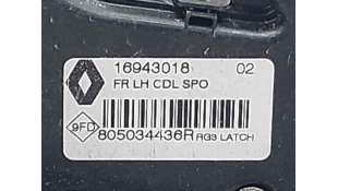 CERRADURA PUERTA DELANTERA IZQUIERDA RENAULT MEGANE IV FASTBACK (2015-) 1.2 TCE 130 (B9MR) 130CV 1197CC - L.8096661 / 80503 2