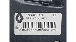 CERRADURA PUERTA DELANTERA IZQUIERDA RENAULT MEGANE IV FASTBACK (2015-) 1.2 TCE 130 (B9MR) 130CV 1197CC - L.8096661 / 80503