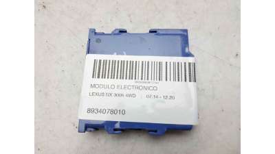 MODULO ELECTRONICO LEXUS NX (2014-) 300H AWD (AYZ15, ZGZ15, AGZ15) 155CV 2493CC - L.8117141 / 8934078010