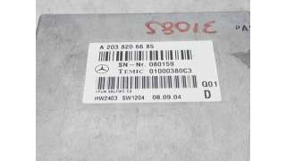 MODULO ELECTRONICO MERCEDES-BENZ CLS (2004-2010) 350 (219.356) 272CV 3498CC - L.8127041 / A2038206685