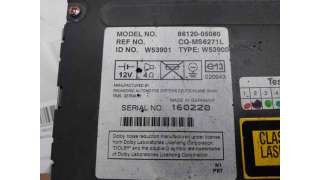 SISTEMA AUDIO / RADIO CD TOYOTA AVENSIS SEDÁN (2003-2008) 2.0 D-4D (CDT250) 116CV 1995CC - L.8144756 / 8612005080