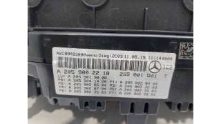 CUADRO INSTRUMENTOS MERCEDES-BENZ CLASE C (2014-) C 220 BLUETEC / D (205.002, 205.004) 170CV 2143CC - L.8171173 / A20590022