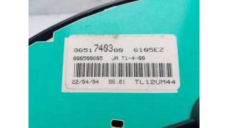 CUADRO INSTRUMENTOS PEUGEOT 206 FASTBACK (2006-2007) 1.4 LPG 75CV 1360CC - L.8172471 / 9651740380