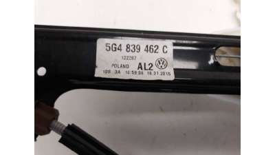 ELEVALUNAS TRASERO DERECHO VOLKSWAGEN GOLF VII LIM.  - M.736202 / 5G4839462C