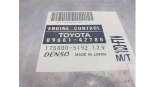 CENTRALITA MOTOR UCE TOYOTA RAV 4 II (2001-2005) 2.0 D 4WD (CLA20, CLA21) 116CV 1995CC - L.8196512 / 8966142780 2