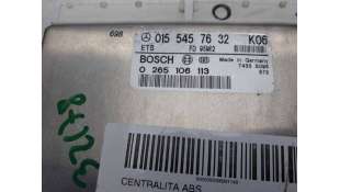CENTRALITA ABS MERCEDES-BENZ CLASE E (1995-1997) E 300 D (210.020) 136CV 2996CC - L.8261146 / A0155457632 2