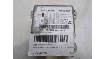 CENTRALITA AIRBAG MERCEDES-BENZ CLASE C (2009-2014) C 200 CDI (204.001) 136CV 2143CC - L.8289893 / A2049012704