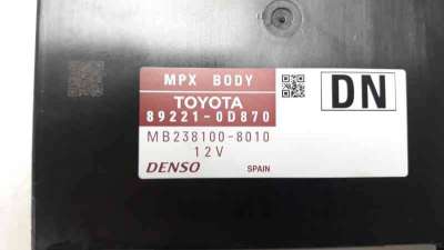 MODULO ELECTRONICO TOYOTA YARIS  - M.850460 / 892210D870