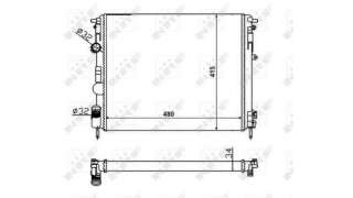 RADIADOR AGUA RENAULT CLIO II FASE II  - M.870791 / 8200033831