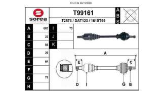 TRANSMISION DELANTERA IZQUIERDA DACIA SANDERO  - M.952881 / 391014946R