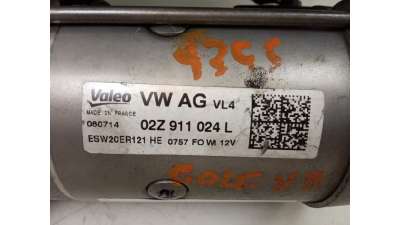 MOTOR ARRANQUE VOLKSWAGEN GOLF VII LIM.  - M.765221 / 02Z911021K