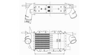 INTERCOOLER OPEL VECTRA B BERLINA  - M.522765 / 52479105