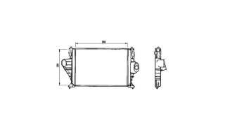 INTERCOOLER CITROEN XANTIA BERLINA  - M.550403 / 9618848780