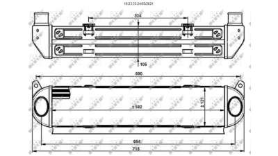 INTERCOOLER LAND ROVER DISCOVERY  - M.1071087 / PML500011