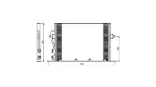 CONDENSADOR / RADIADOR  AIRE ACONDICIONADO FORD MONDEO BERLINA  - M.441331 / 1671712