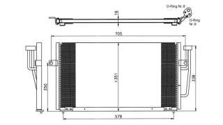 CONDENSADOR / RADIADOR  AIRE ACONDICIONADO VOLVO V40 FAMILIAR  - M.356648 / MR146691