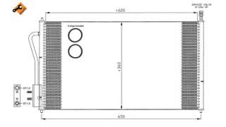 CONDENSADOR / RADIADOR  AIRE ACONDICIONADO FORD FOCUS BERLINA  - M.488118 / MEYS4H19710CA