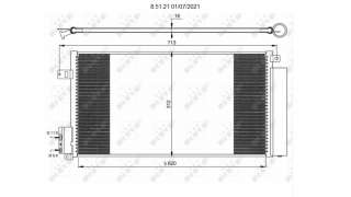 CONDENSADOR / RADIADOR  AIRE ACONDICIONADO ALFA ROMEO GIULIETTA  - M.993170 / 50540718