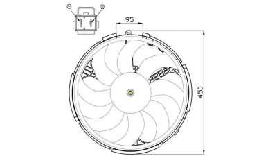 ELECTROVENTILADOR FIAT STILO  - M.405232 / 0046723520