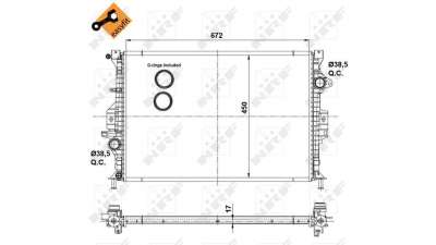 RADIADOR AGUA FORD S-MAX  - M.622822 / 6G918005DB