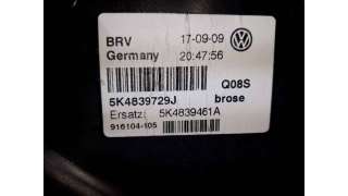 ELEVALUNAS TRASERO IZQUIERDO VOLKSWAGEN GOLF VI (5K1)(10.2008) 2009-2012 - 1540626 / 5K4839729J