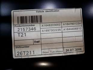 Recambio de elevalunas trasero derecho para mercedes-benz clase m (w164) 2005-2011 420 / 450 cdi (164.128) referencia OEM IAM 99 2