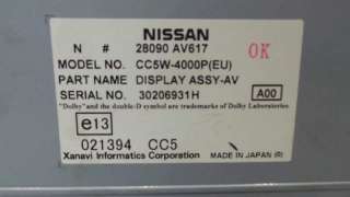 Recambio de pantalla multifuncion para nissan primera berlina (p12) 2001-2007 tekna referencia OEM IAM 28090AV617 28090AV617 