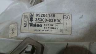 Recambio de faro izquierdo para opel agila 2000-2003 referencia OEM IAM 4700479 09204189 09204189 2