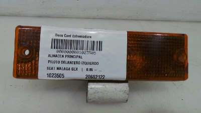 Recambio de piloto delantero izquierdo para seat malaga 1985- glx referencia OEM IAM 20602122 20602122 