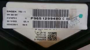 Recambio de cuadro instrumentos para peugeot 307 break / sw (s1) 2002-2005 sw referencia OEM IAM P9651299480 P9651299480  2