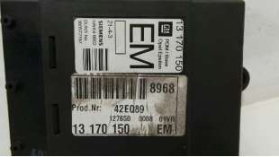 Recambio de modulo electronico para opel vectra c berlina 2005-2008 1.9 16v cdti cat (z 19 dth / lrd) referencia OEM IAM 1317015