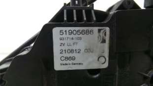 Recambio de cerradura puerta delantera izquierda para fiat punto (evo) (199) 2009-2012 dynamic referencia OEM IAM 51905686 51905 2